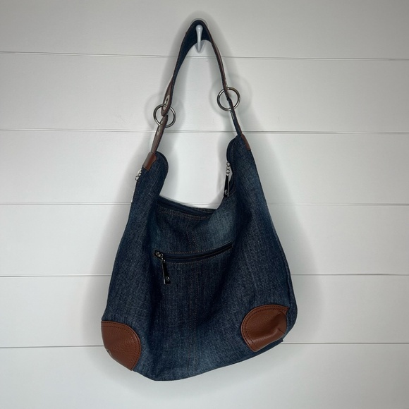 Denim Shoulder Bag - Picture 8 of 9